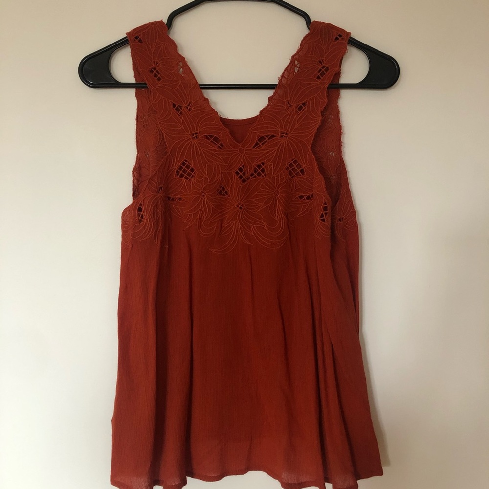 Nordstrom Orange Blouse